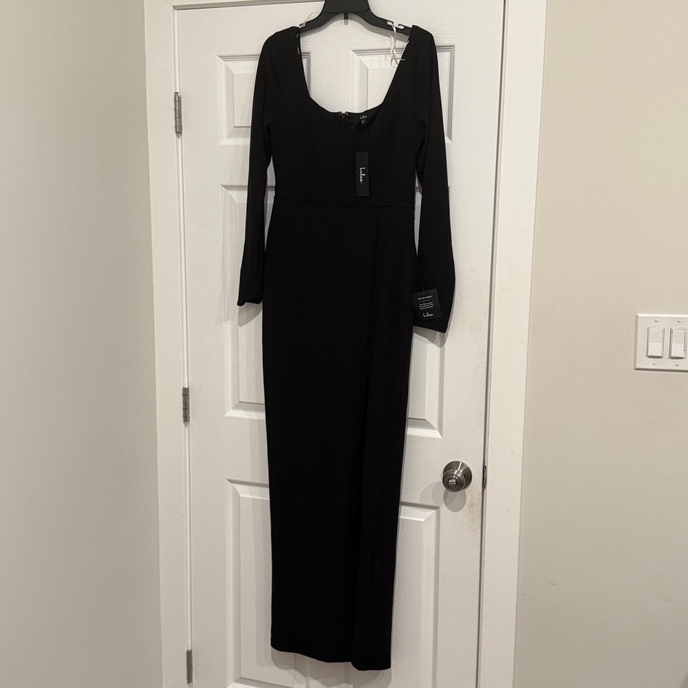 BNWT Lulus Save a Little Bliss For Me Black Long Sleeve Bodycon
Maxi Dress Large - Picture 6 of 7